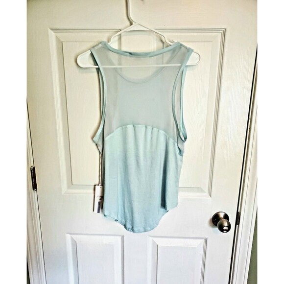 Lagaci Womens Cayman Islands Tank Top Aqua Size Medium New With Tags Racerback - Picture 2 of 6